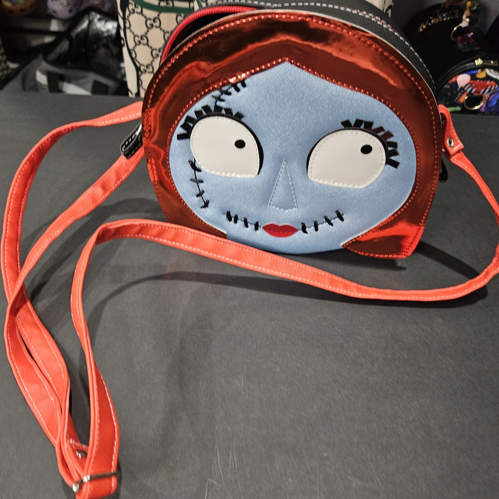 Quirky Character Crossbody Bag in Red and Blue